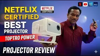 Best Projector Under 13000 Rupees In India ! TopTro Power Projector Review