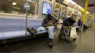 Migrant mango vendors, homeless and cops in New York City