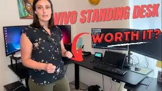 Обзор углового стола VIVO Standing