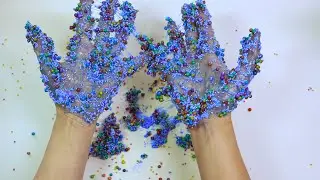 Whispering Squishy Drift, Color Beads & Sparkling Slime Touch &ndash; ASMR Serenity Soak