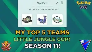 My TOP 5 TEAMS for the LITTLE JUNGLE CUP! Season 11!