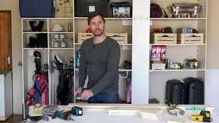 Upcycle an old wooden door into a dining table