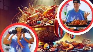 300&euro; ЗОЛОТОЙ КУСОК МОРСКОГО ПИТАНИЯ! 🦞 Королевский краб и лобстер против Большого М 🦀