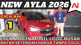 NEW DAIHATSU AYLA TURUN HARGA ‼️ SERIUS KAH INI CICILAN NYA SEMURAH INI KREDIT DI AWAL TAHUN⁉️