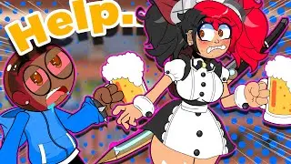 Моя девушка-гот сильно напоила меня на вечеринке!