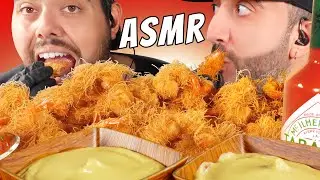 Succosi Croccanti Gamberi in pasta Kataifi e Crema di Avocado | ASMR