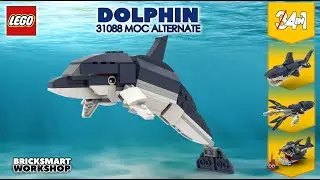 LEGO Dolphin MOC 31088 Альтернативная цифровая сборка