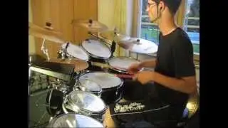 jamming on drums - Erik Hamann