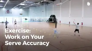 Exercise: work on your serve accuracy | Volleyball
