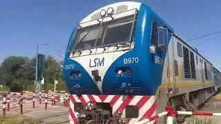 Csr sdd7 b970 entrando a la estaci&oacute;n bella vista rumbo a cabred y 2 metalpar