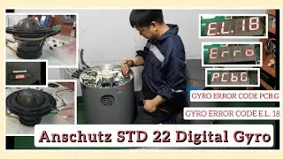 Anszhutz STD 22 Gyro Compass Error Code EL-18 and  Gyro current faulty Alarm Troubleshooting.