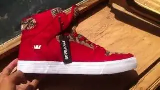 Видео обзор SUPRA Vaider Red/Snakeskin