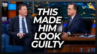 &lsquo;Late Show&rsquo; Crowd Stunned as Stephen Colbert Helps James Comey Lie