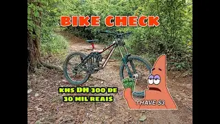 BIKE CHECK KHS DH 300 DE 30 MIL REAIS!!! EX QUADRO DO GABRIEL GIOVANNINI !! #downhill  #bikecheck