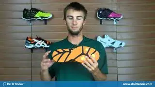 Asics Gel Resolution 5 Men's Tennis Shoe (Orange/ Black/ Yellow)