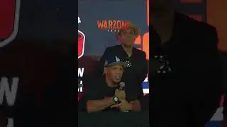 Fendy Kalai brought the heat at today&rsquo;s Warzone press conference 🔥🔥