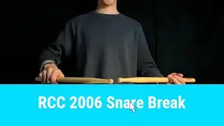 RCC 2006 Snare Break / Sheet Music