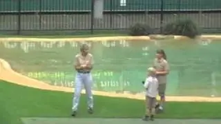 Terri/Bindi/Bob Irwin Talking | Croc Show Australia Zoo