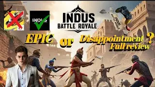 INDUS Battle Royale Game🎮🎯 is Really Epic or Disappointment🤔 Let's find out in this video|#mrrrishff