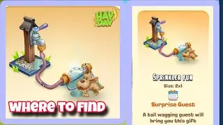 How to get Sprinkler Fun in Hay Day 🐾 | Treasure Map guide| #hayday #sprinklerfun