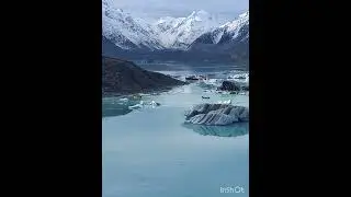 New Zealand. Tasman Valley. Tasman Glacier.  Новая зеландия . Ледниковое озеро Tasman 22.10.23