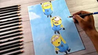 Minions Drawing With 