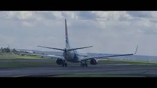 🇿🇦FlySafair Landing & taking of  @ Lanseria airport South Africa