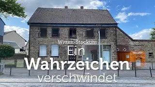 Bagger rückt an: Ein Stockumer Wahrzeichen verschwindet