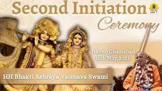 2nd Initiation Ceremony | Iskcon Ghaziabad | Bhakti Ashraya Vaisnava Swami