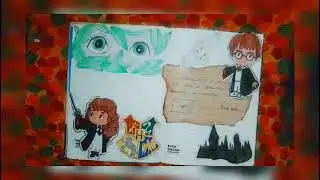 Harry Potter theme #harry potter journal #papercraft #art #trending video #shorts @Zasanah 