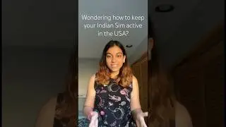 How to keep Indian Sim active in the USA? How to keep Jio sim active in USA? #mastersinusa