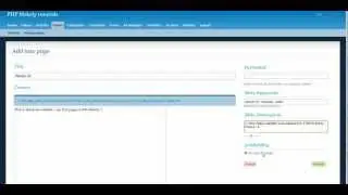 PHP Melody: How to create pages