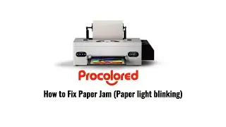 How to Fix Paper Jam(Paper light blinking)