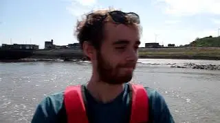 Leaving Eastham Lock and onto Mersey