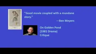 On Golden Pond (1981) Critique