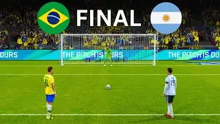 Brazil vs Argentina \ Messi vs Ronaldo \ Neymar vs Mbappe \ Penalty Shootout \ FINAL