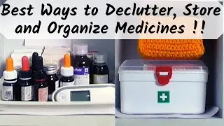 Small Medicine Cabinet Organization|Medicine Organisation Ideas|How to Declutter Medicines