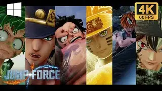 JUMP FORCE ALL CHARACTER ULTIMATE ATTACK [4K 60 FPS]