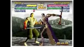 D-Xhird (Sega Saturn) 1P Mode as Sanjuroh