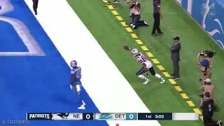 Maurice Harris One-Handed Touchdown | Patriots vs Lions