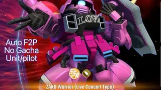 SD Gundam G Gen Eternal Fierce Enemy Assault: ZAKU Warrior (Live Concert Type) - EXPERT (F2P AUTO)