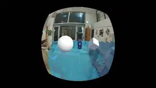 Lenovo VRX  application using MRTK3 and Passthrough and Spatial Meshing, Motion Controller.