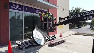 Smile Magic Dental -  Sign Installation by Stallion Signs | Hani Productions