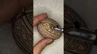 Celtic Batik Egg #batik #art #eggart #pysanky #folkart