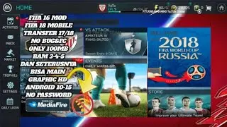 FIFA 16 MOD FIFA 18 MOBILE LITE CUMAN 100MB😁
