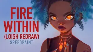 Fire Within | Loish Redraw | Procreate SpeedPaint