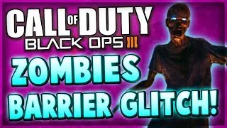 Black Ops 3 Zombies Glitches - Shadows of Evil On Top of Barrier Glitch! (COD BO3 Floating Glitch)