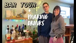 Home Bar Tour & Favorite Cocktails