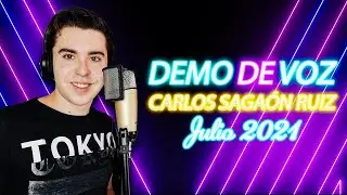 Demo de Voz Julio 2021 - Carlos Saga&oacute;n Ruiz