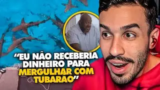 STAG REAGE: TESTE DE ATAQUE DE TUBARÃO! SANGUE HUMANO X SANGUE DE PEIXE | Clipes do Stag